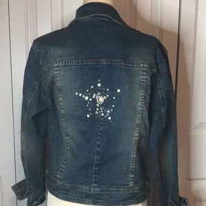 Very Vera jean jacket with embellishment!